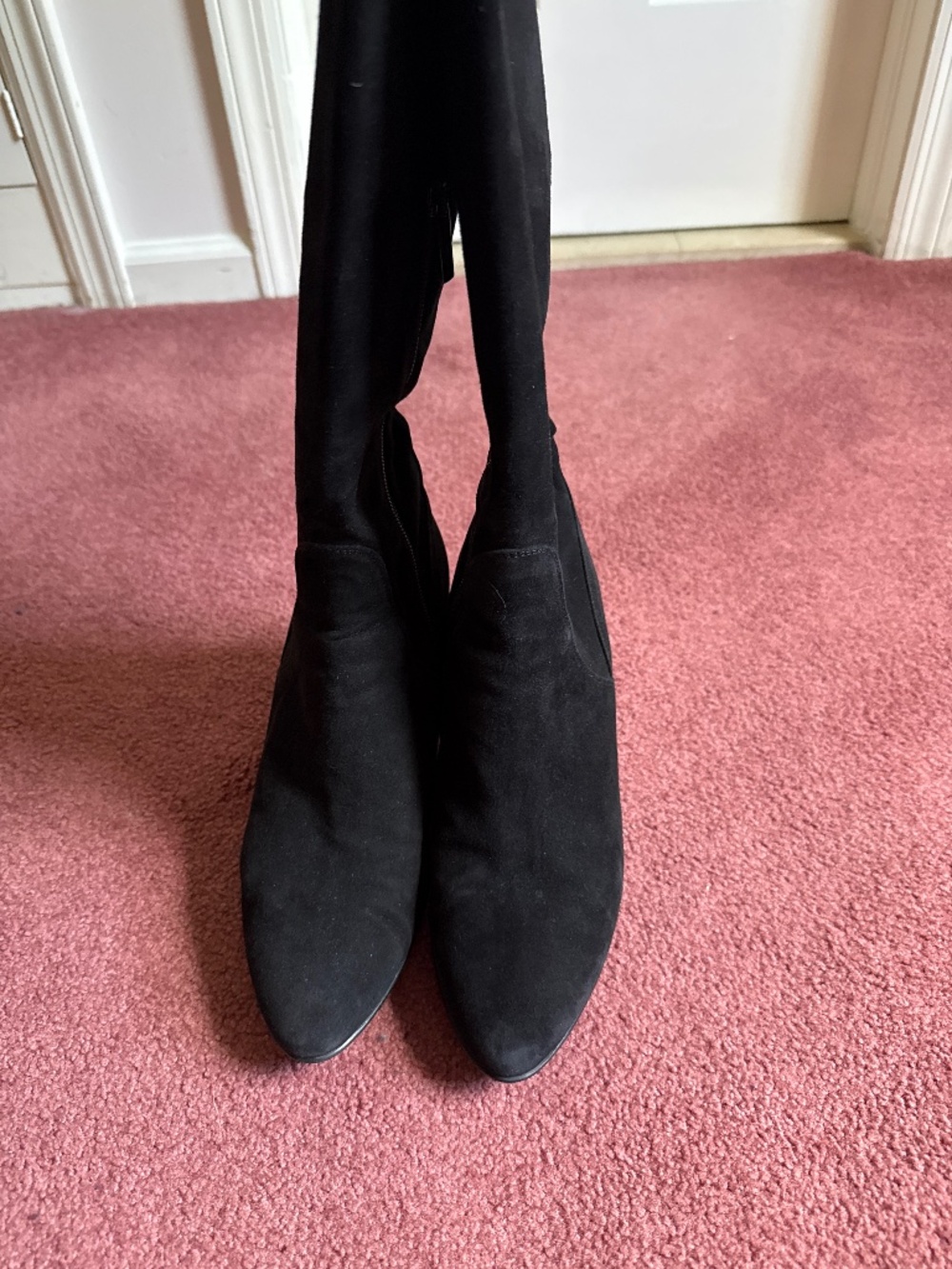 Aquatalia Rumba Black Suede Boots